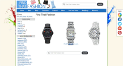 Desktop Screenshot of findthatfashion.com